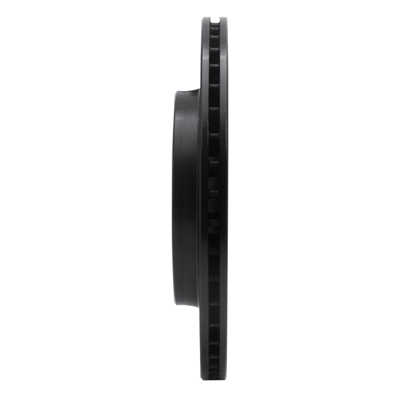 Cadillac BLS Brake Rotor (1) - Rear Left - R1 Concepts - Drilled & Slotted - Black - `03-`11